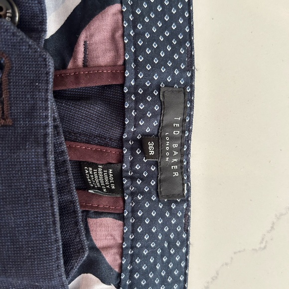 Baby Blue Cotton Ted Baker pant - Picture 2 of 3